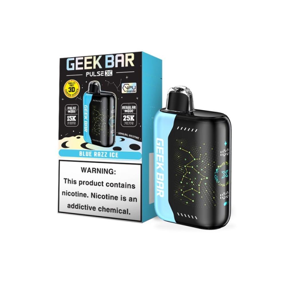 Geek Bar Pulse X 25000 Puffs 5pk Texas Compliant / Made in Indonesia